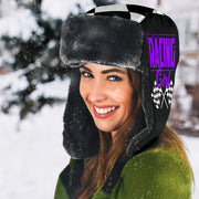 Racing Girl Checkered Trapper Hat