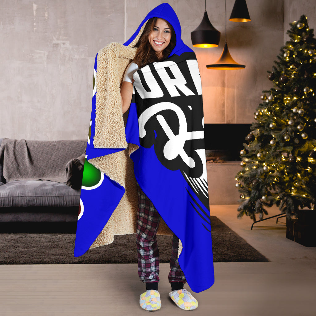 Drag Racing Hooded Blanket