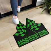 Racing Shaped Door Mats