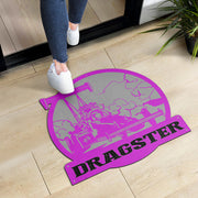 Custom Shaped Dragster Door Mat