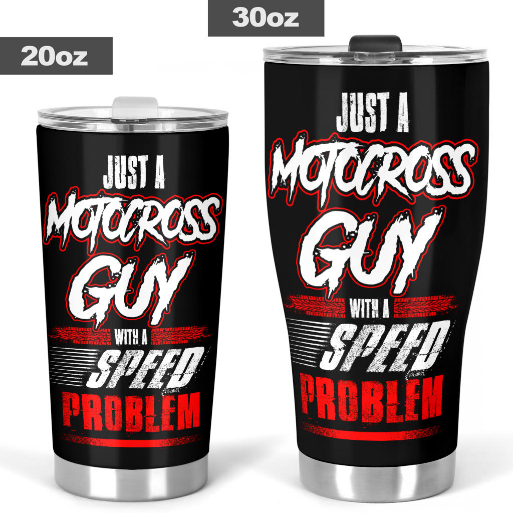 motocross tumbler