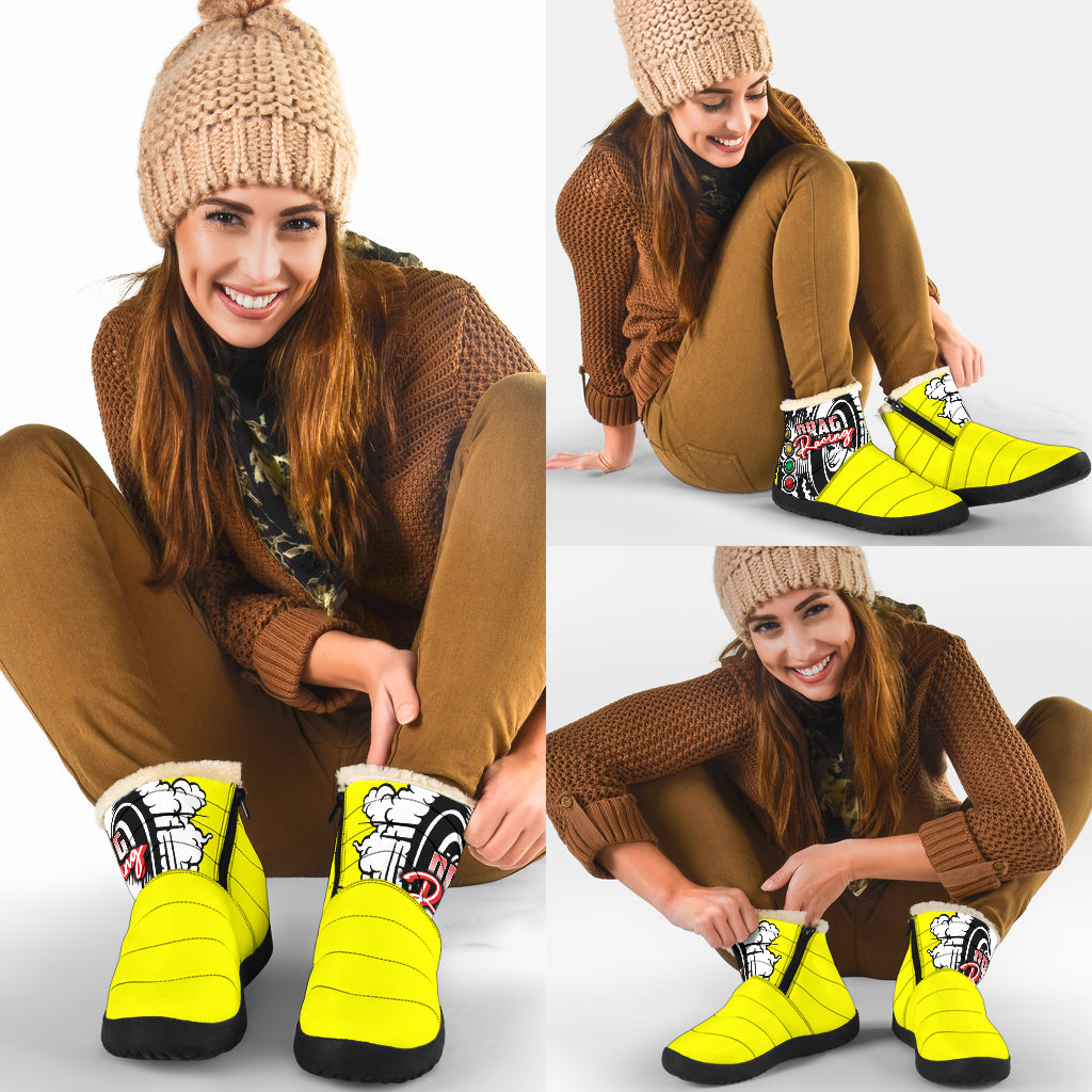 Drag Racing Cozy Winter Boots