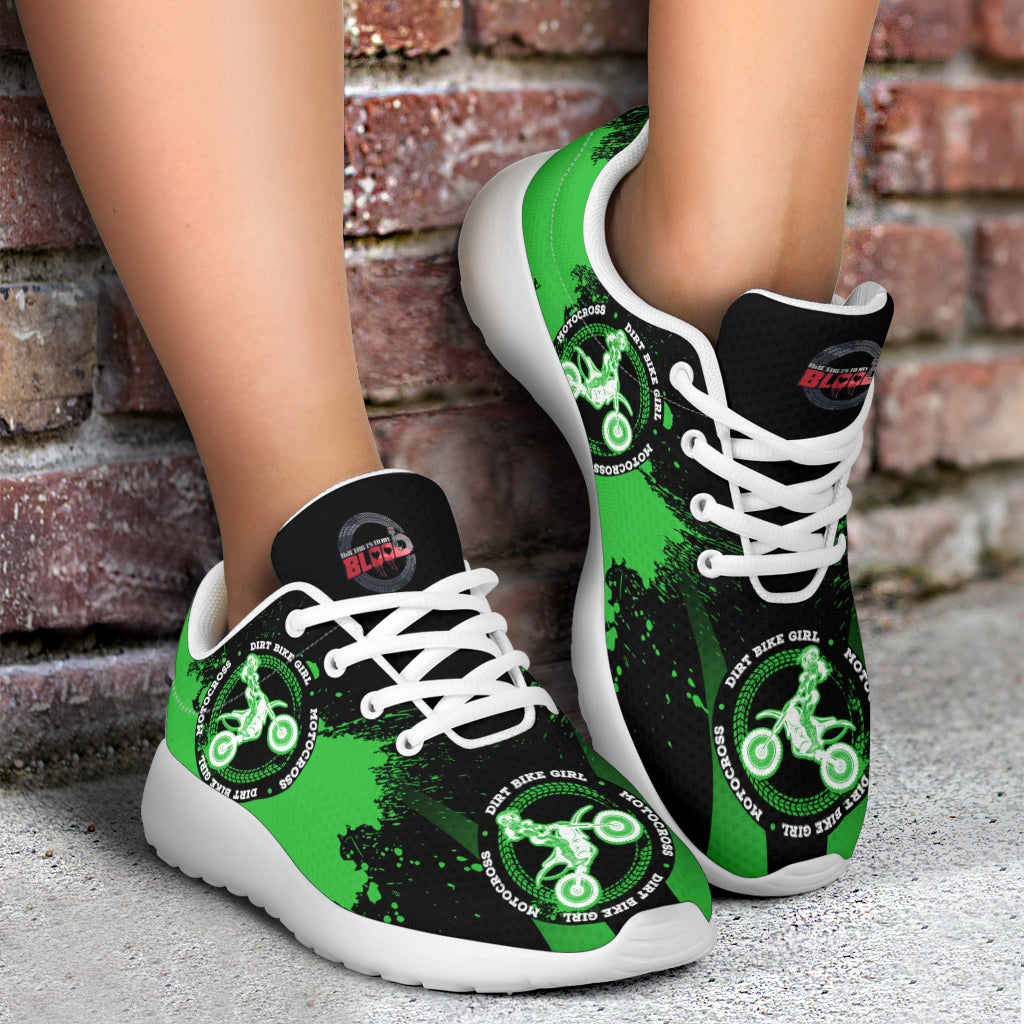 Dirt Bike Girl Sneakers