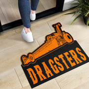 Custom Shaped Dragster Door Mat