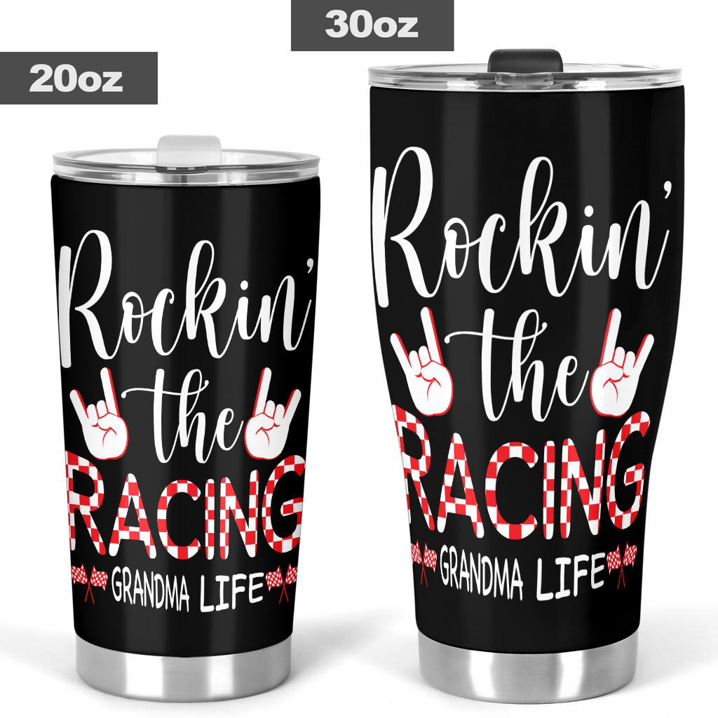 racing grandma tumbler