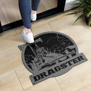 Custom Shaped Dragster Door Mat