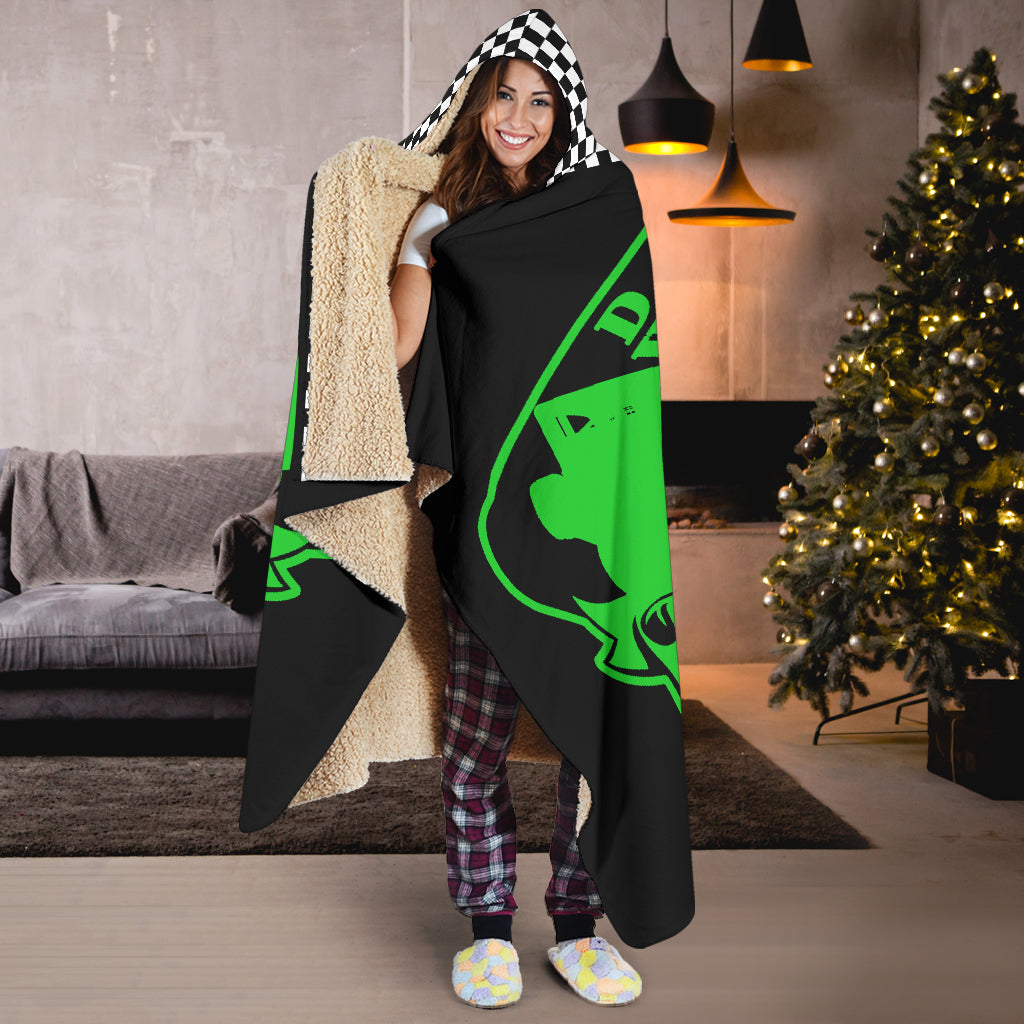 Dwarf Car Racing Forever Hooded Blanket