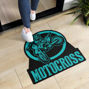 Custom Shaped Motocross Door Mat