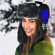 Racing Girl Checkered Trapper Hat