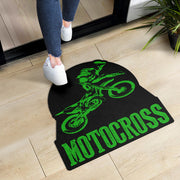 Custom Shaped Motocross Door Mat