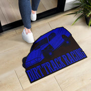Custom shaped dirt modified door mat