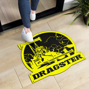 Custom Shaped Dragster Door Mat