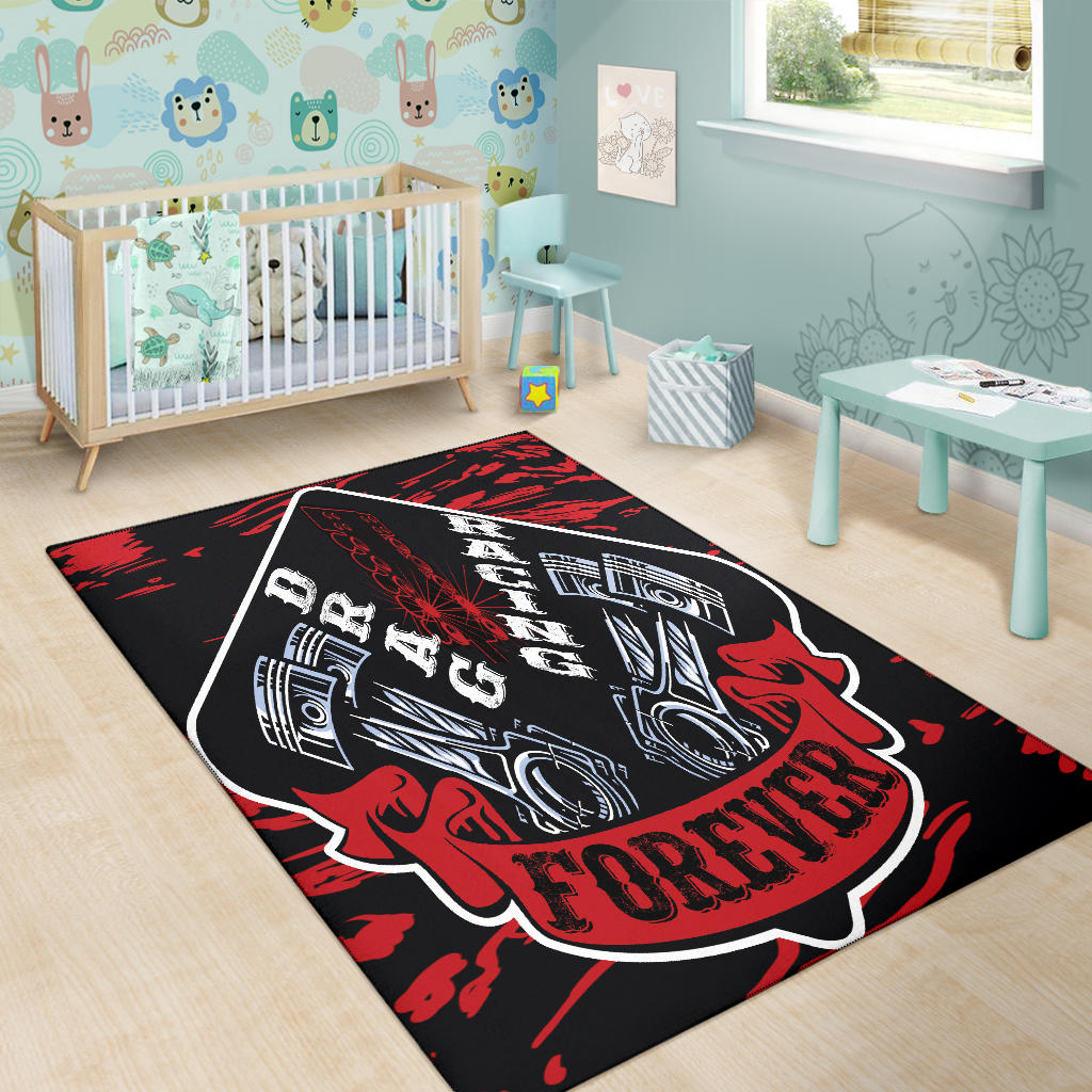 Drag Racing Forever Rug