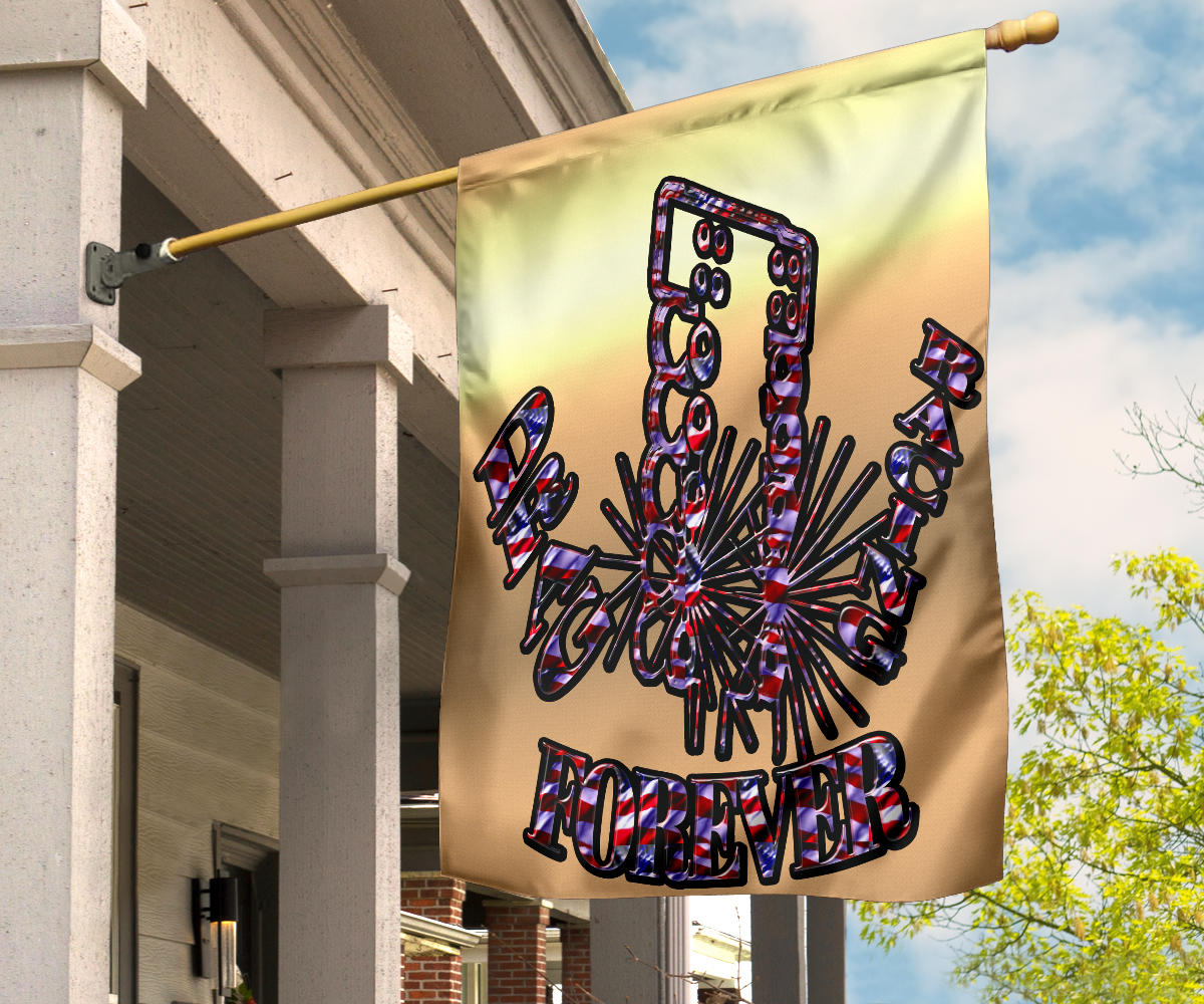 USA Drag Racing Forever Flag