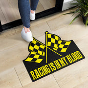 Racing Shaped Door Mats
