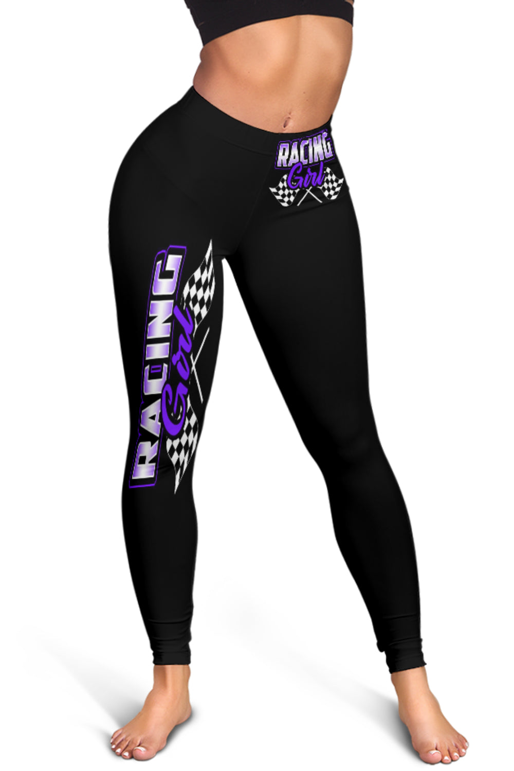 Racing girl leggings