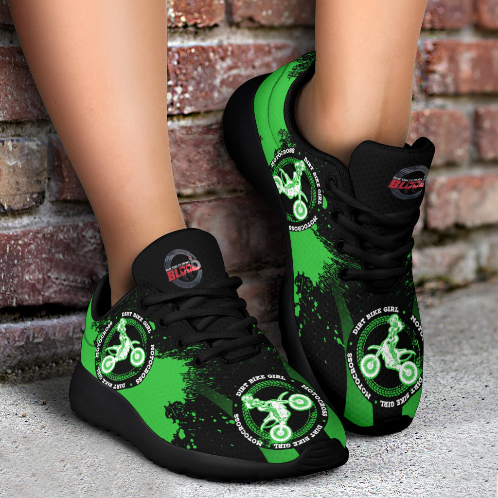 Dirt Bike Girl Sneakers
