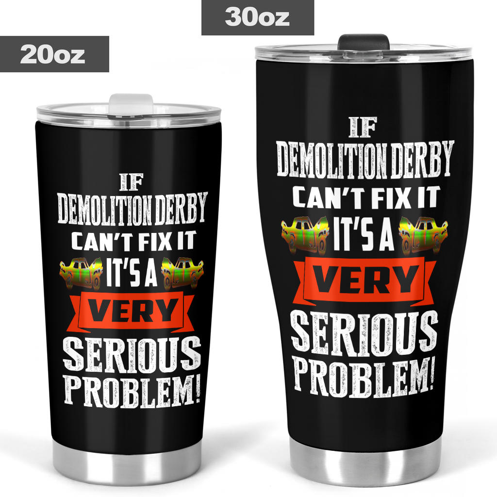 Demolition Derby Tumbler