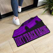 Custom shaped sprint car door mat