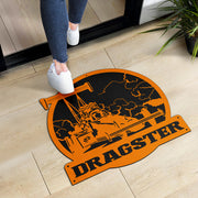 Custom Shaped Dragster Door Mat