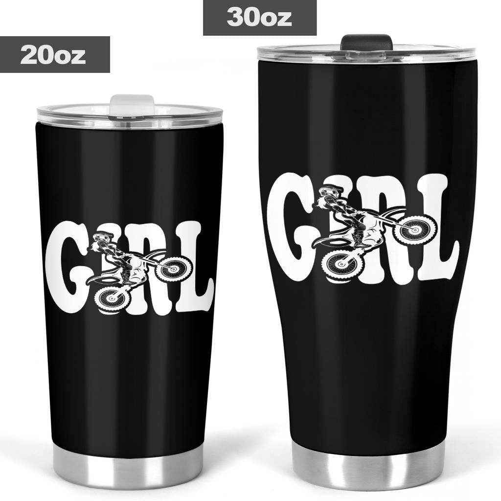 Motocross Girl Tumbler