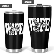 motocross wife tumbler