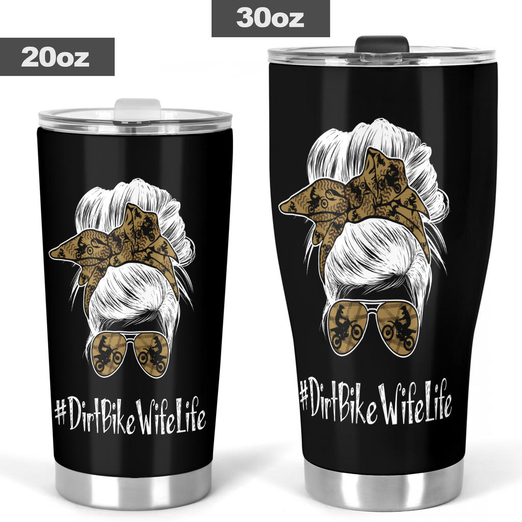 Dirt Bike Wife Tumbler