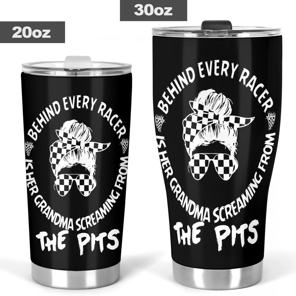 racing grandma tumbler