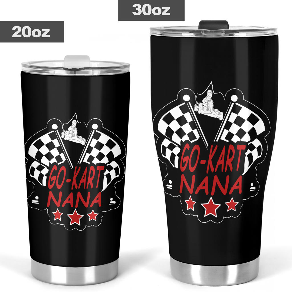 Go-kart racing nana tumbler