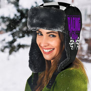 Racing Wife Checkered Trapper hat