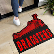 Custom Shaped Dragster Door Mat