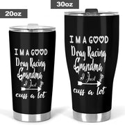 Drag racing tumbler