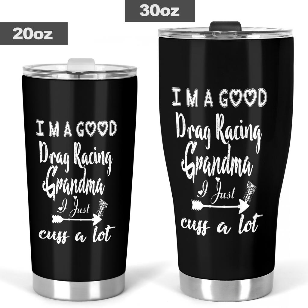 Drag racing tumbler