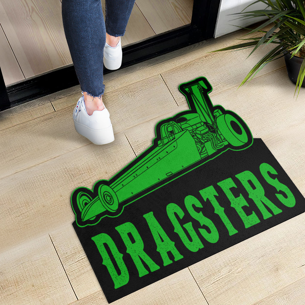 Custom Shaped Dragster Door Mat