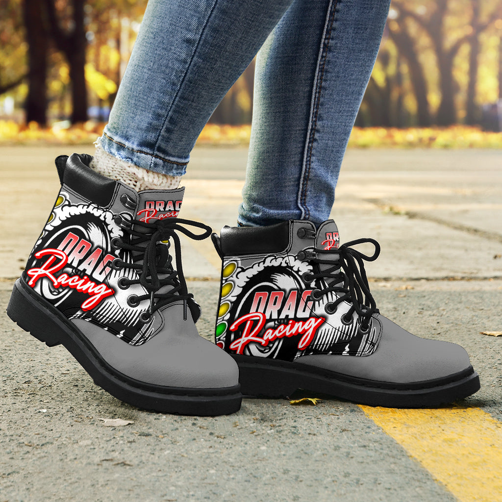 Drag Racing All-Season Boots grey