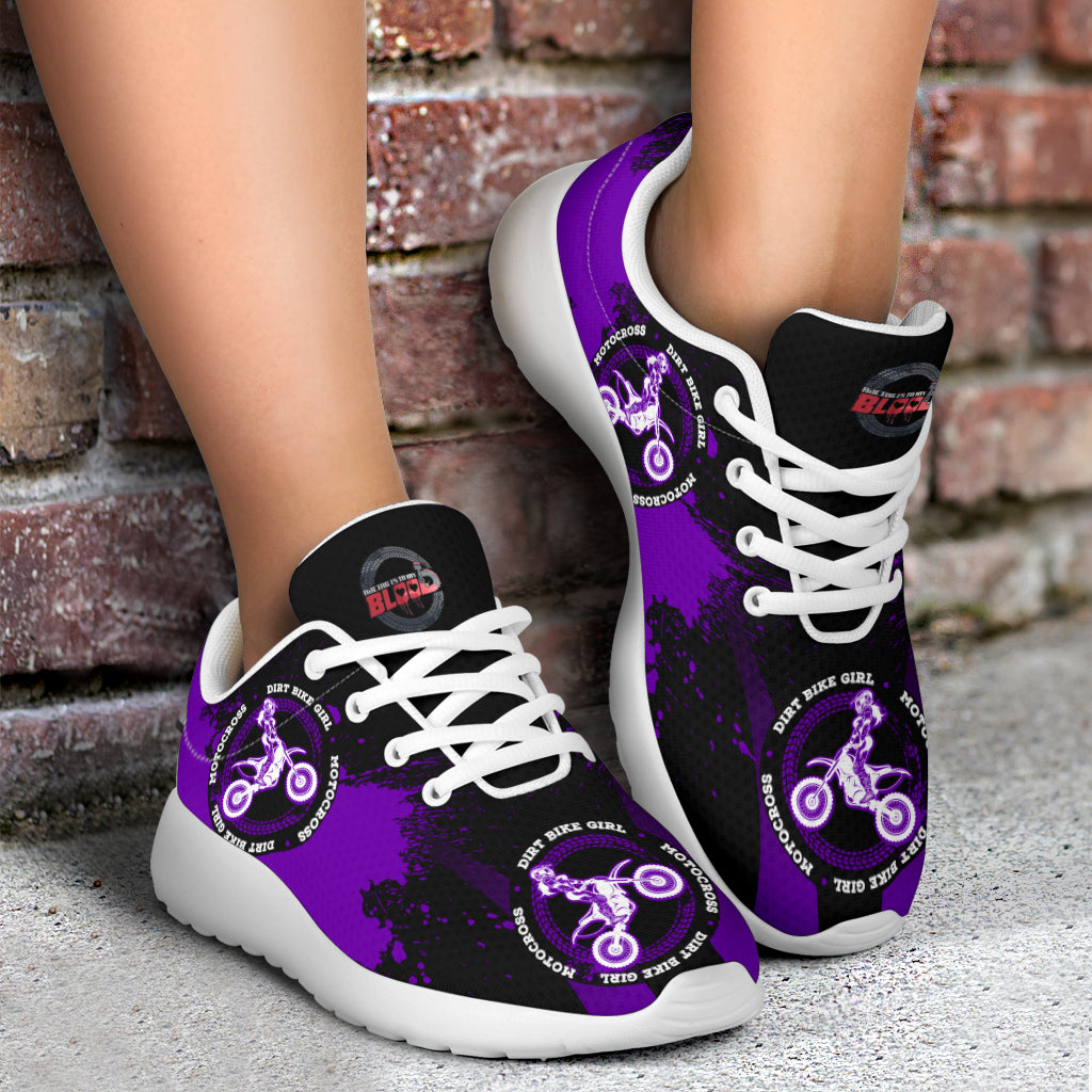 Dirt Bike Girl Sneakers