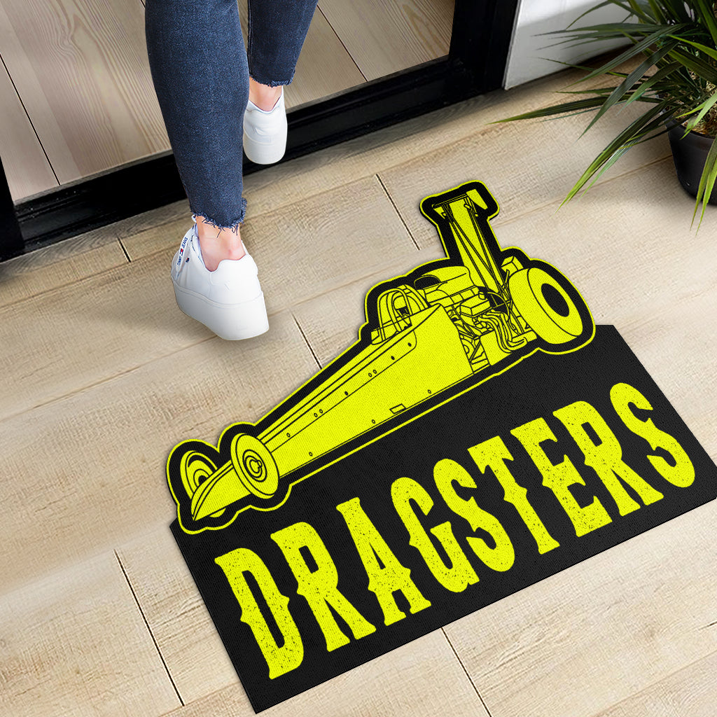 Custom Shaped Dragster Door Mat