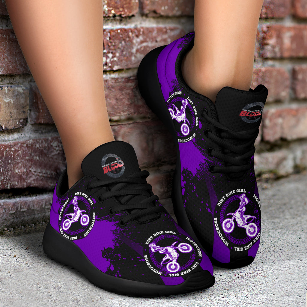 Dirt Bike Girl Sneakers