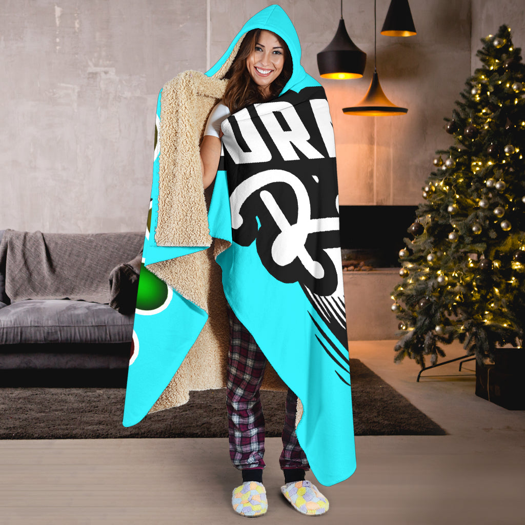 Drag Racing Hooded Blanket