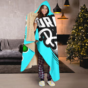 Drag Racing Hooded Blanket