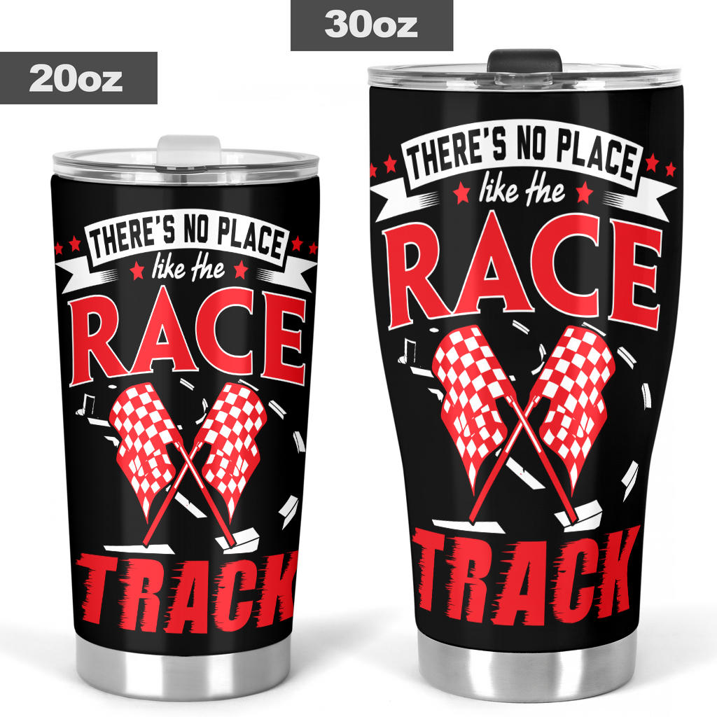 dirt track racing tumbler