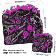Custom Shaped Motocross Door Mat