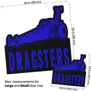 Custom Shaped Dragster Door Mat