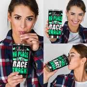 dirt track racing tumbler