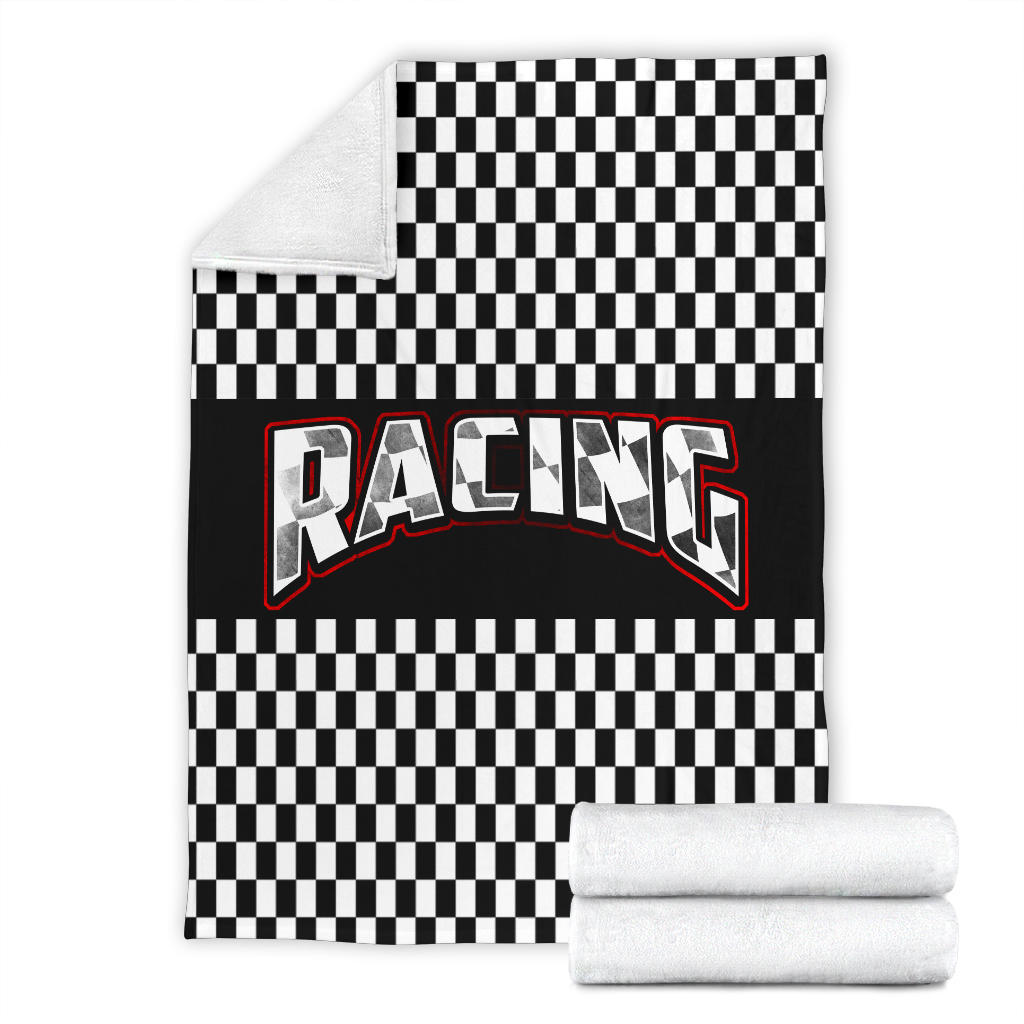 Racing Checkered Blanket