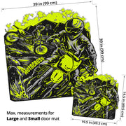 Custom Shaped Motocross Door Mat
