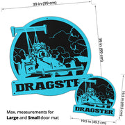 Custom Shaped Dragster Door Mat