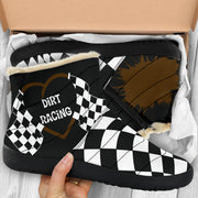 Racing Heart Cozy Winter Boots