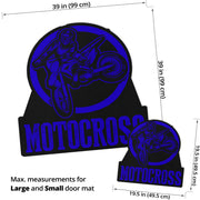 Custom Shaped Motocross Door Mat