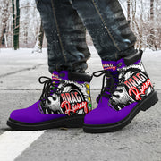 Drag Racing All-Season Boots purple